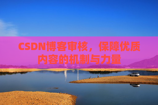 CSDN博客审核，保障优质内容的机制与力量